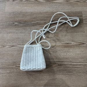 CEM vintage wicker basket style bag